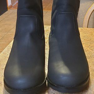 Sporto Women's Calynn Water-Resistant Sock Bootie Size 11W Black